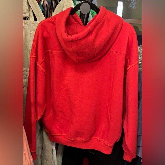 NWT Free People FP Movement Final Call Logo Hoodie - Cranberry - XS, S, M, L - Picture 10 of 10